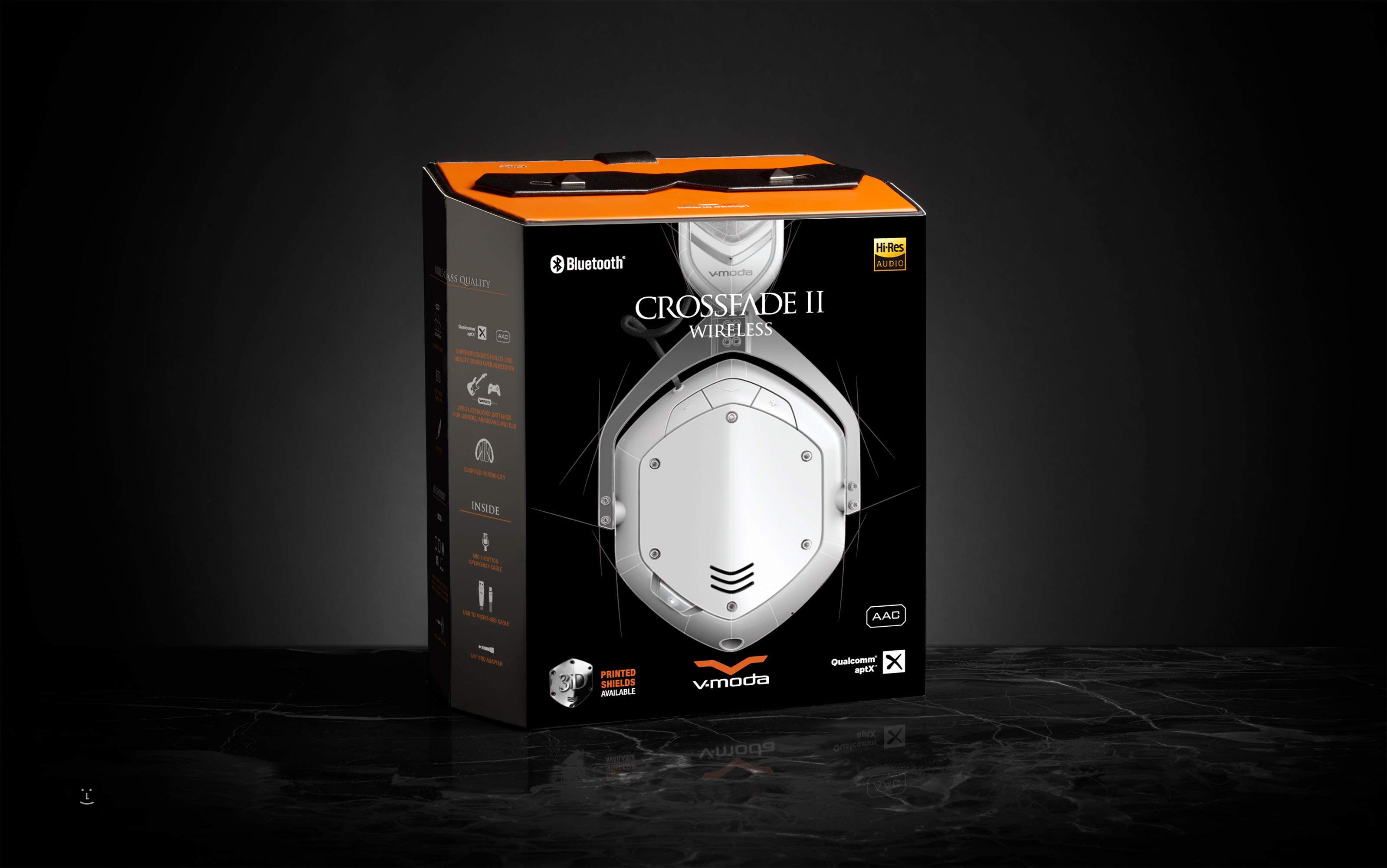 スピード対応 全国送料無料 V-moda XFBT2A-MWHITE CROSSFADE II