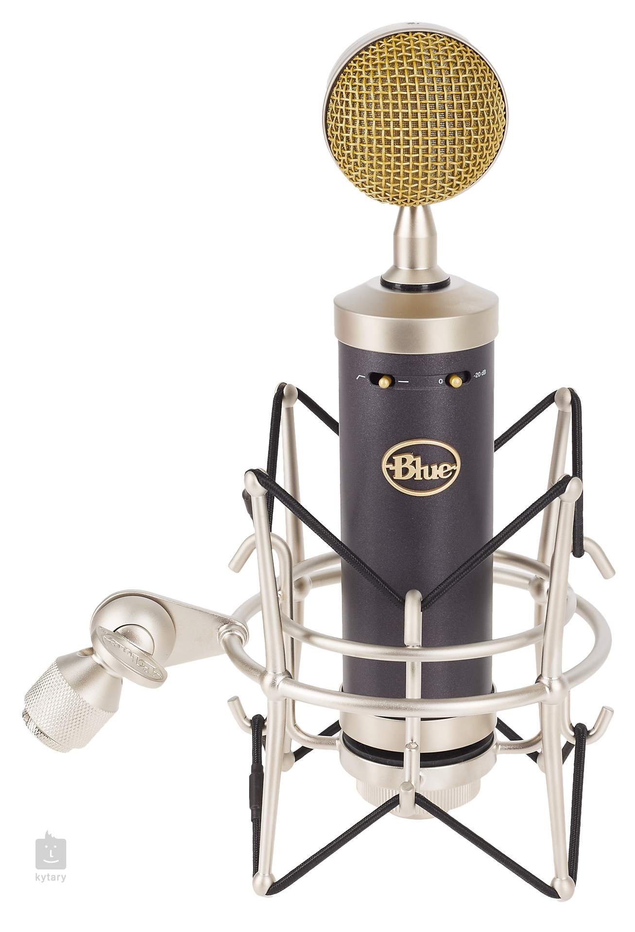 blue baby bottle microphone