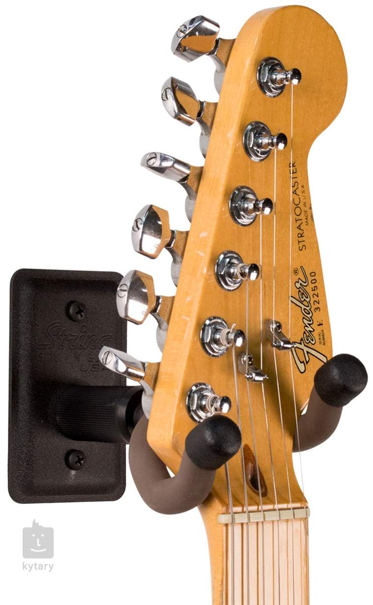 STRING-SWING Guitar Wall Hanger Black Guitar Hanger