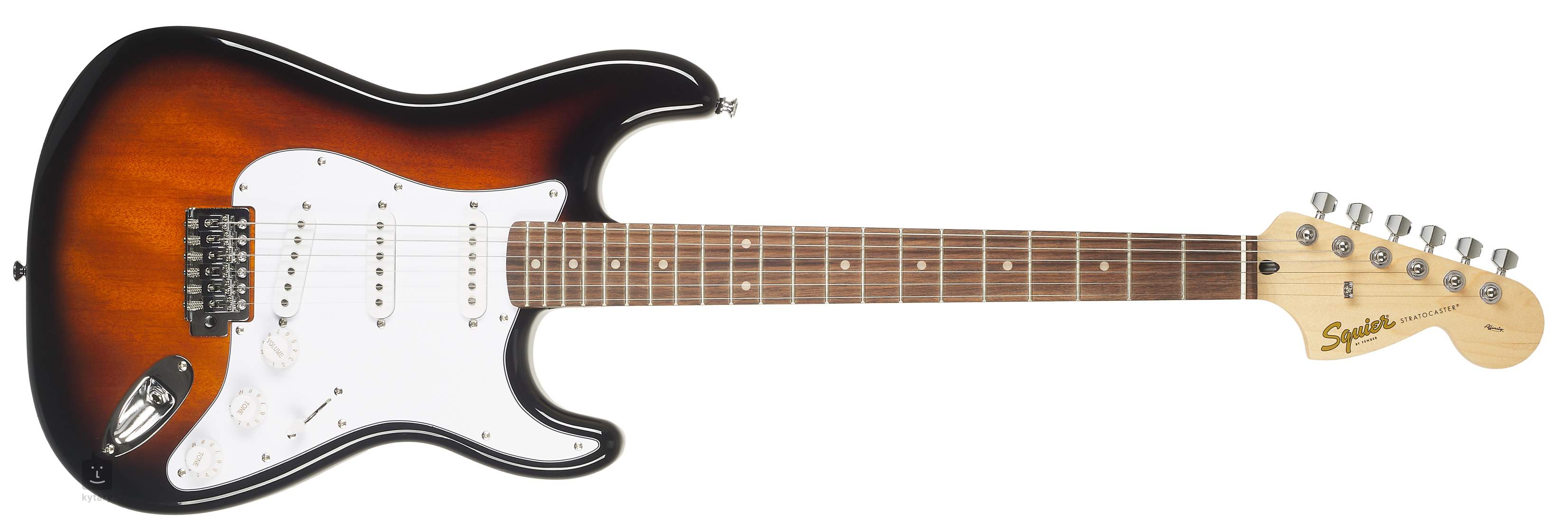 fender squier affinity stratocaster lrl brown sunburst