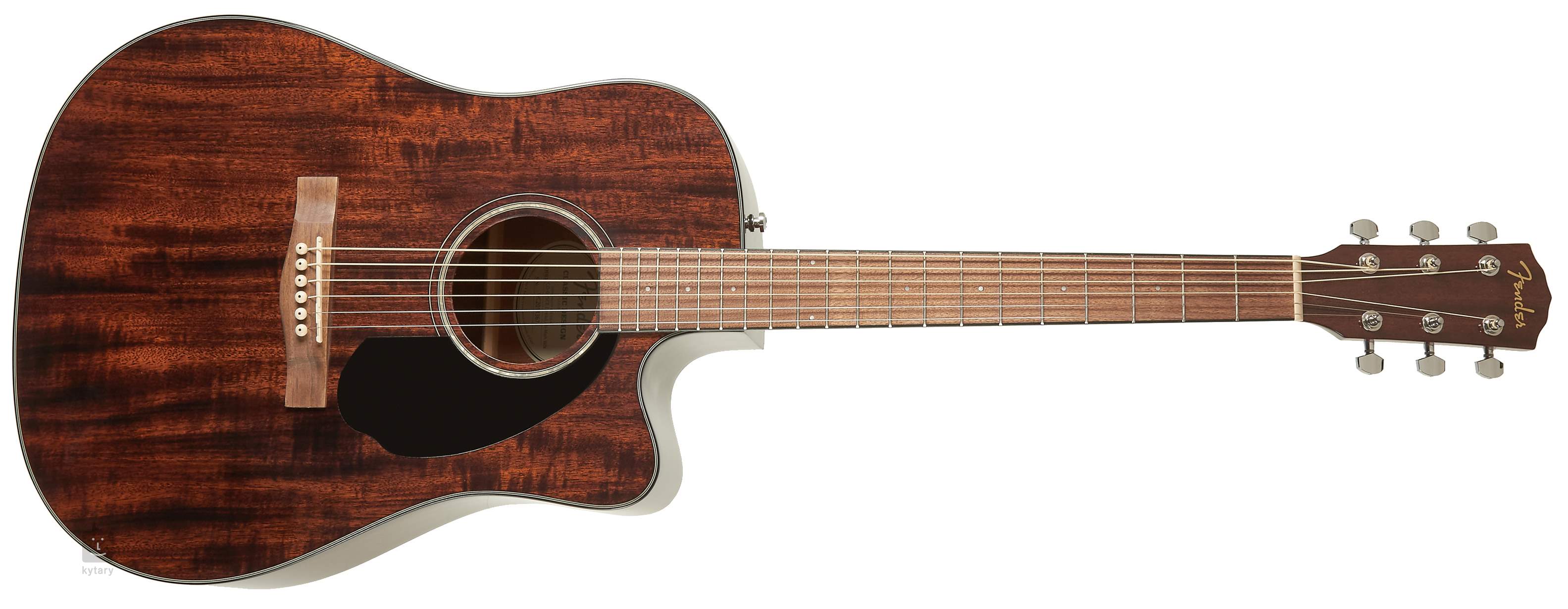 mahogany electro acoustic guitar