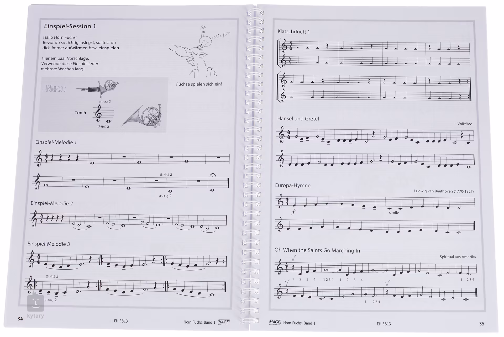 MS Horn Fuchs 1 French Horn Method Book