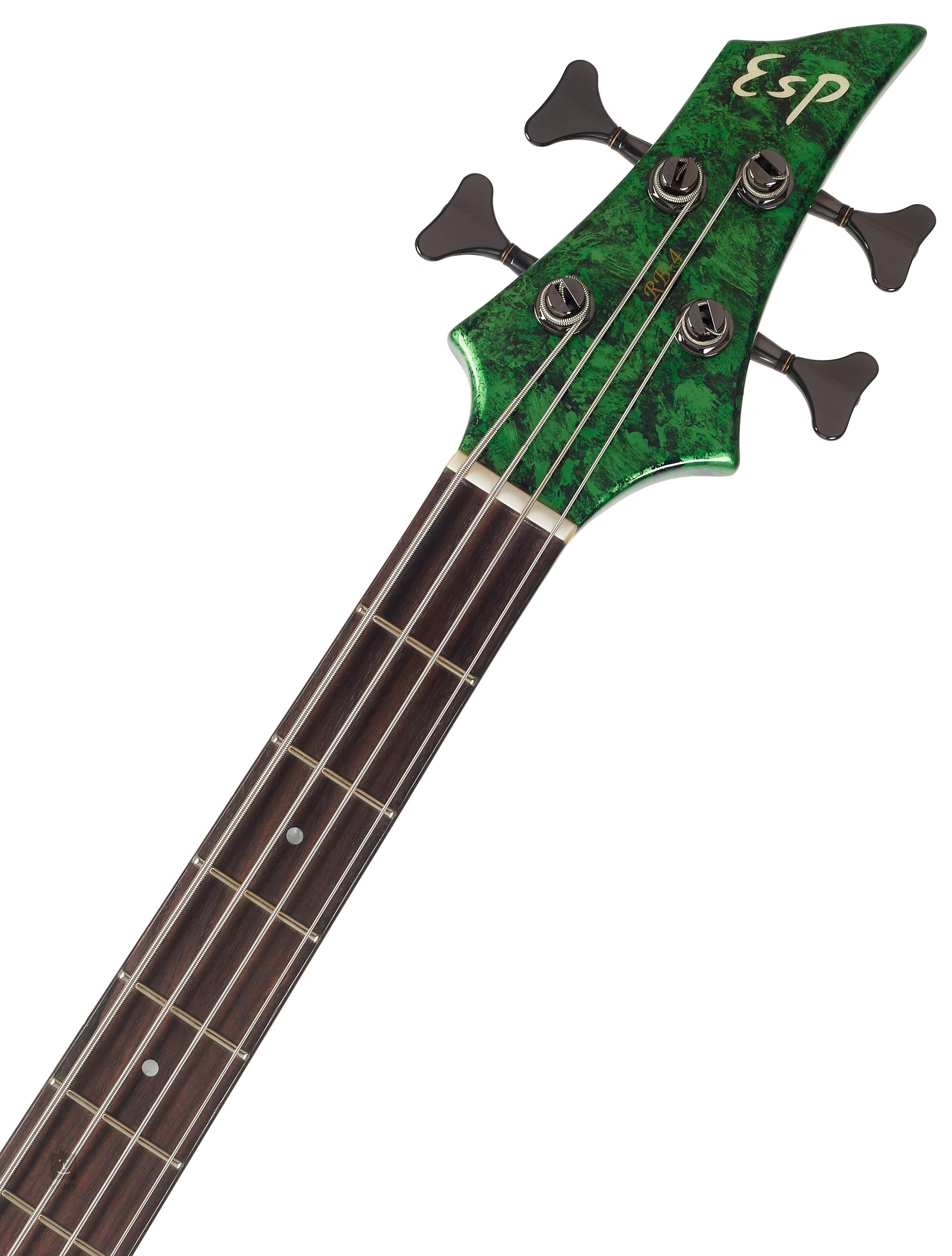 Esp Rumble Bass Rb 4 Wild Green Electric Bass Guitar