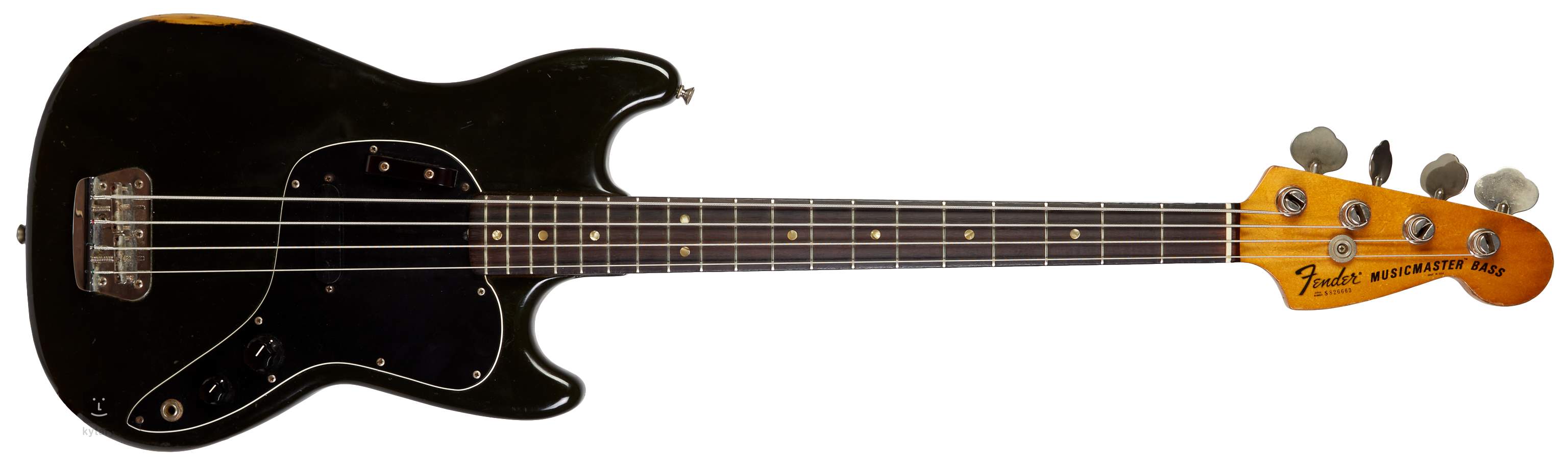 fender musicmaster bass black