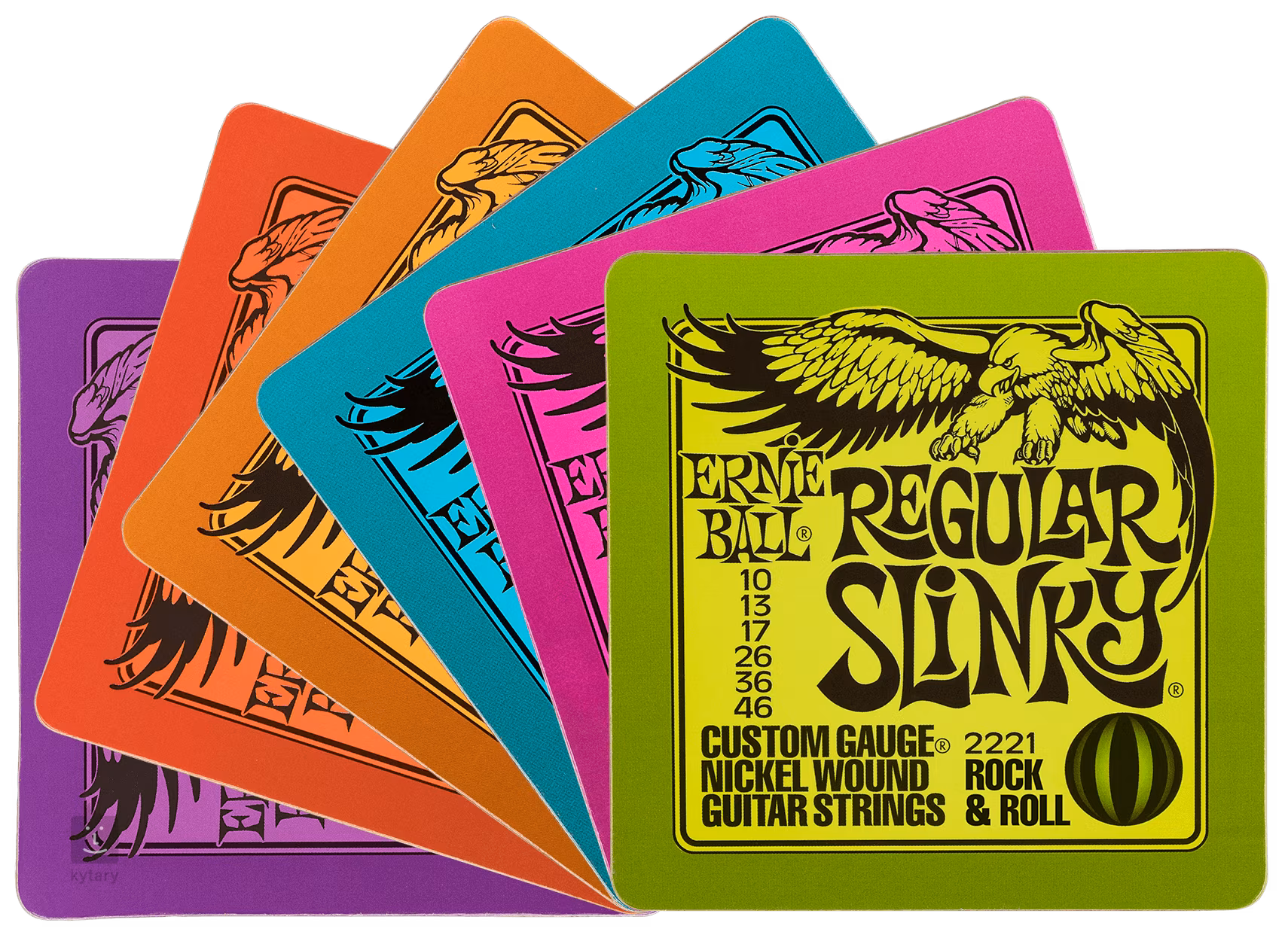 ERNIE BALL Slinky Coasters 6 Pack Coaster