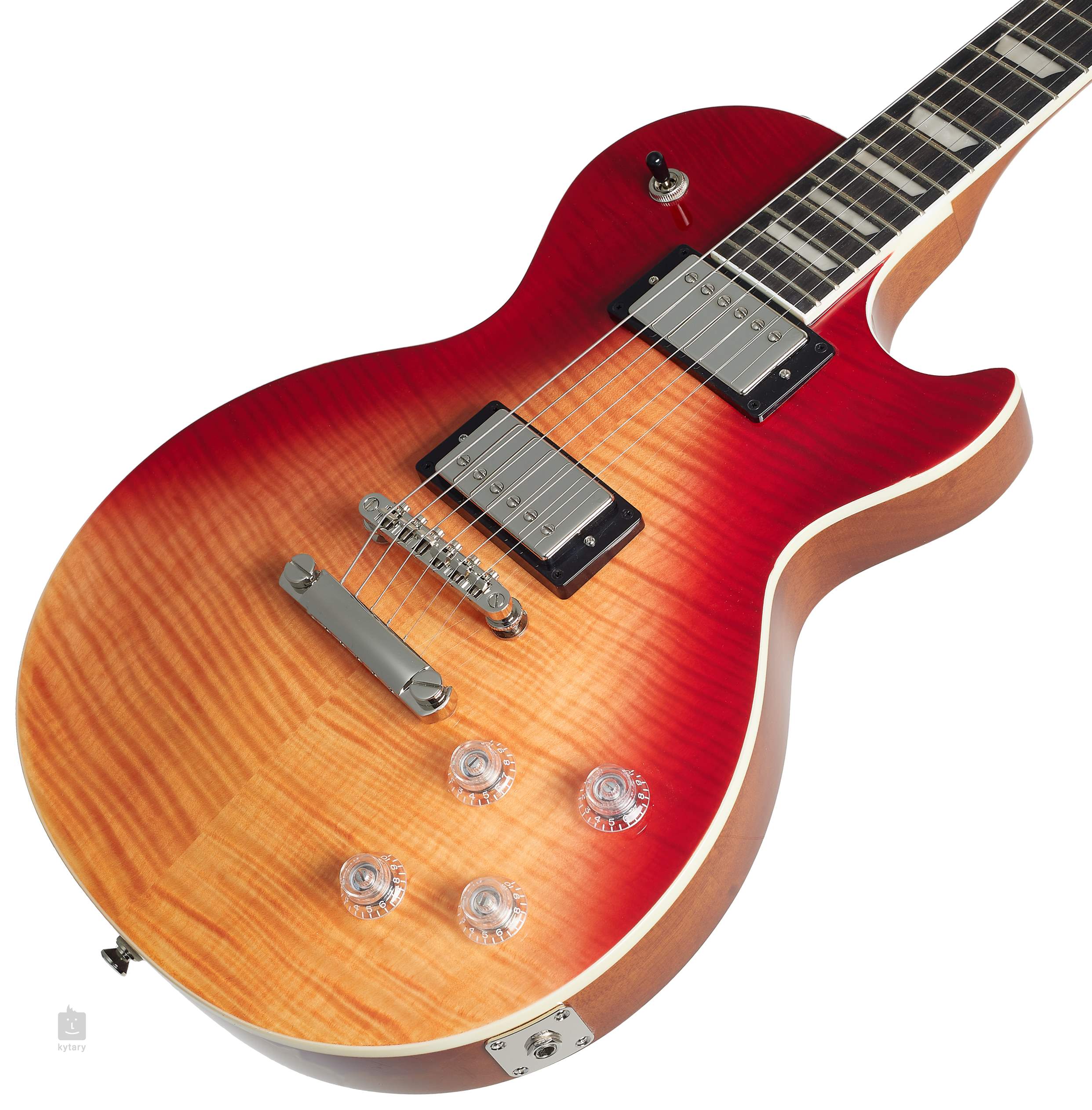 epiphone les paul orange