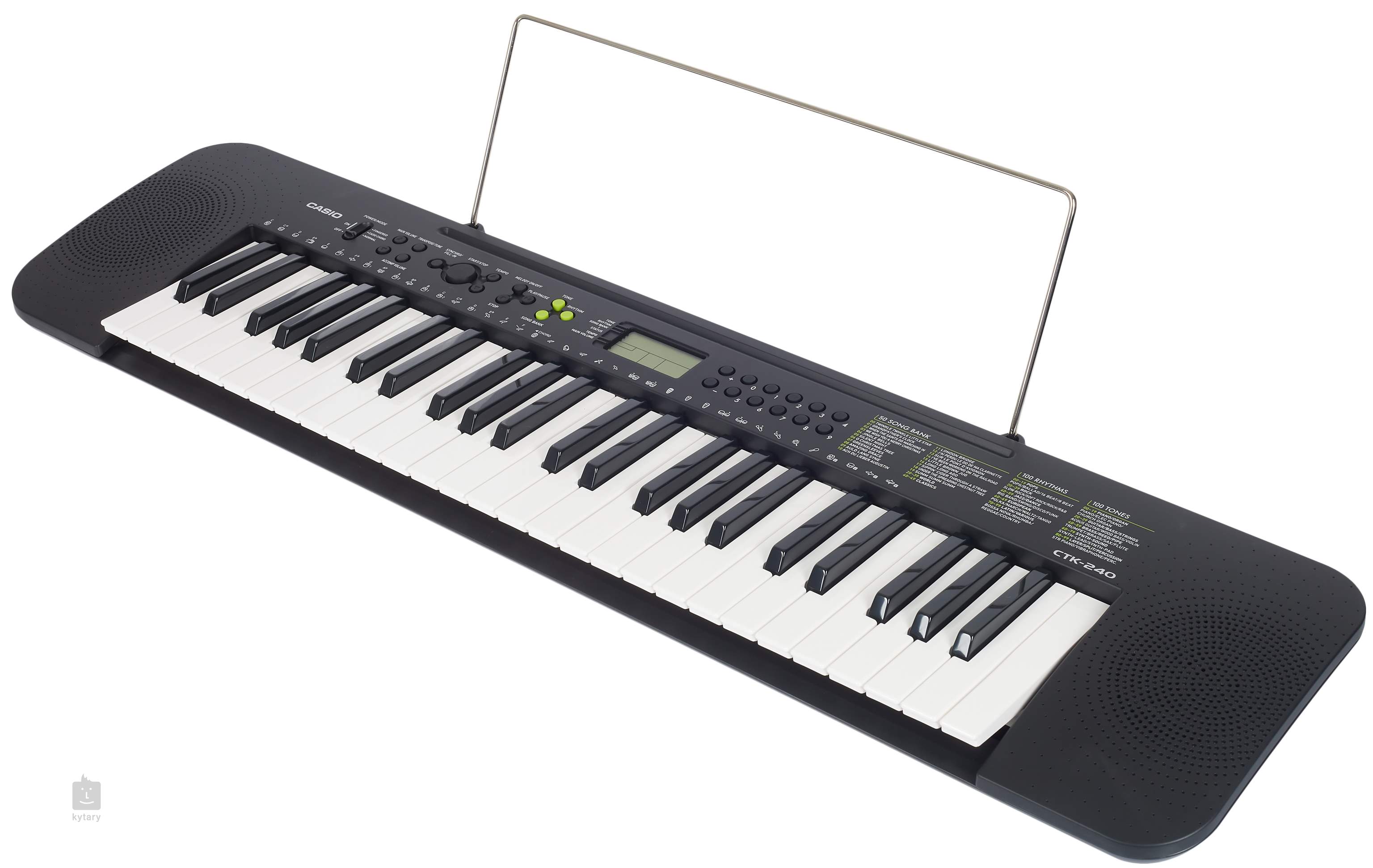 CASIO CTK-240 Keyboard without Touch-Sensitive Keys