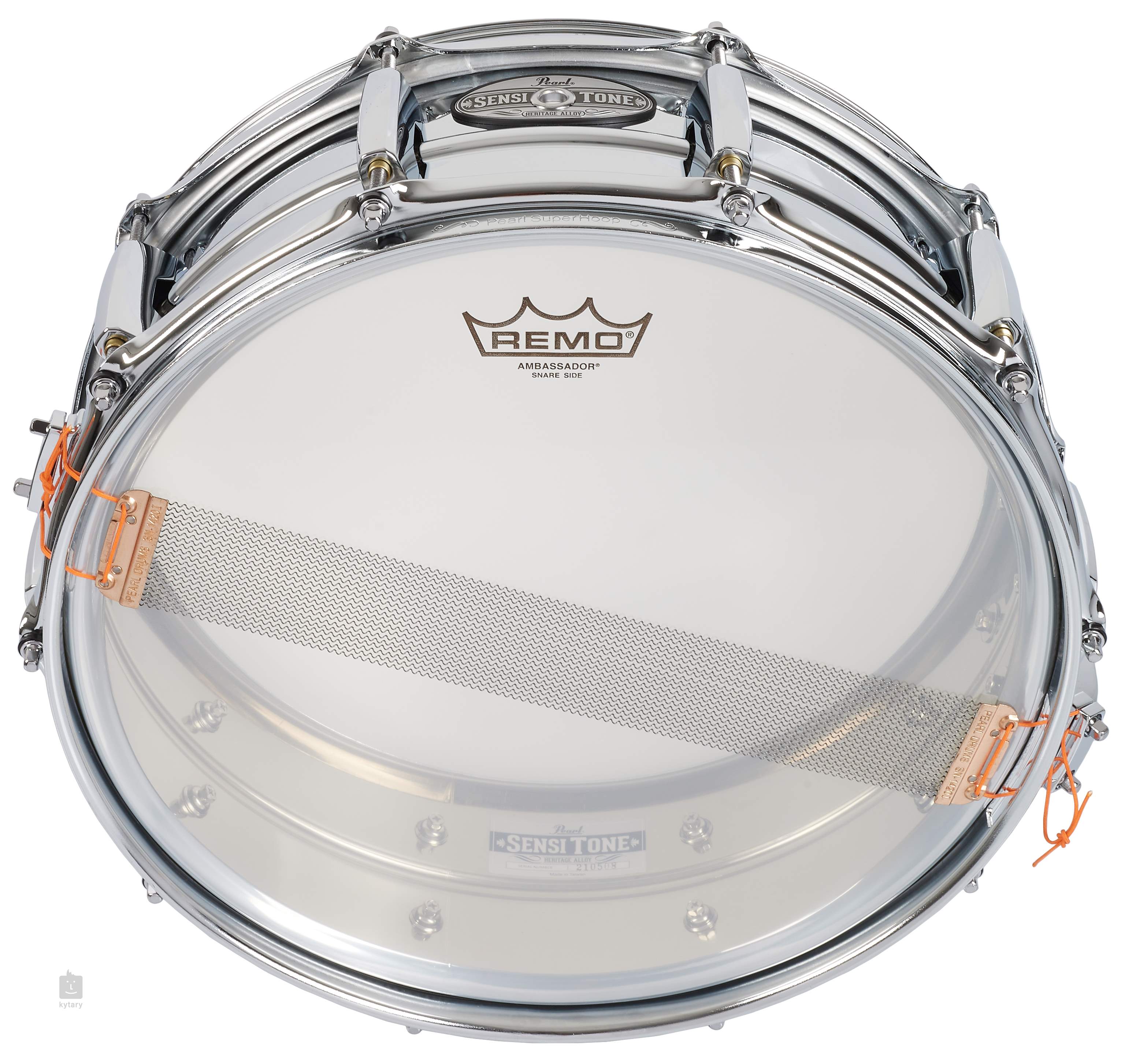 Pearl Sensitone Heritage Steel Alloy Snare Drum - 6.5 x 14-inch
