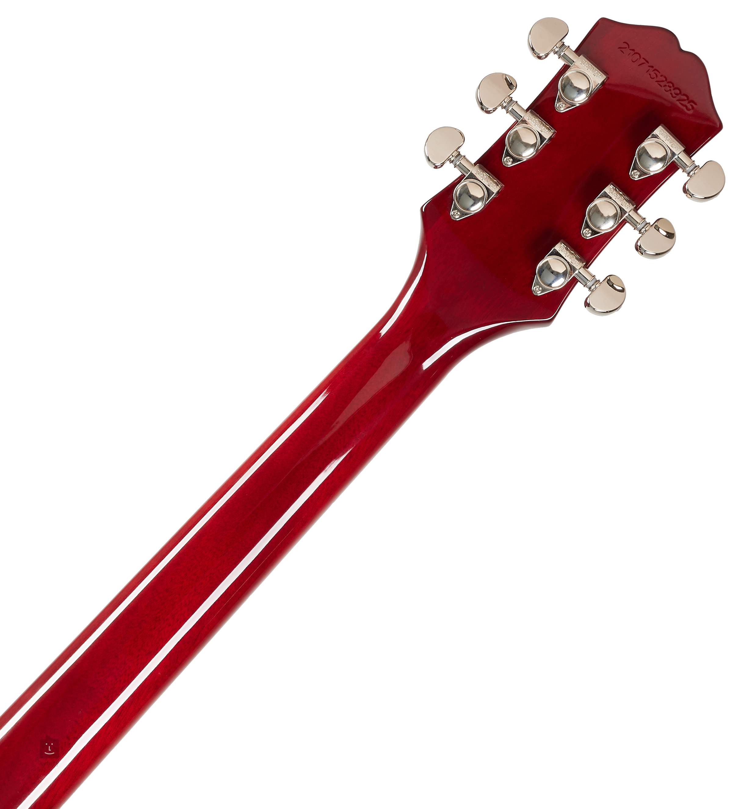 epiphone les paul bass red