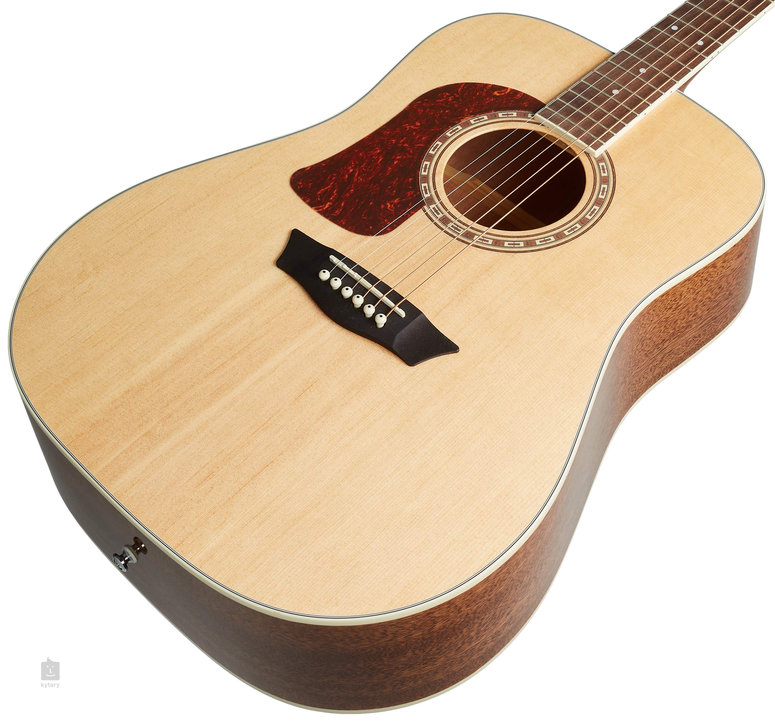 Washburn left store handed acoustic guitar