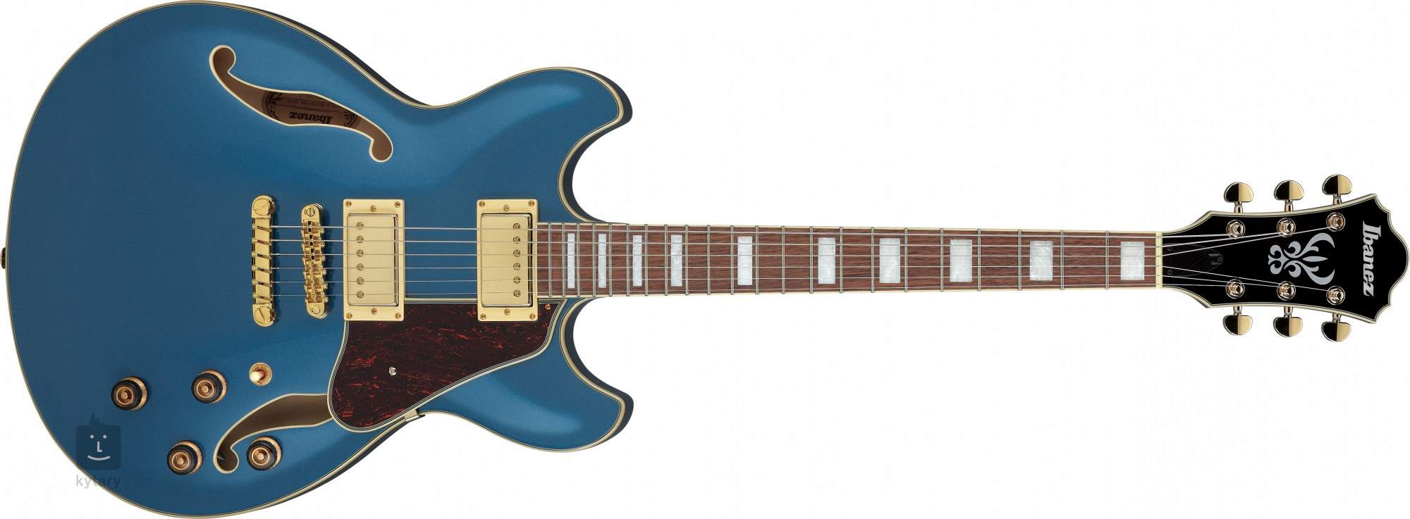 ibanez semi hollow blue