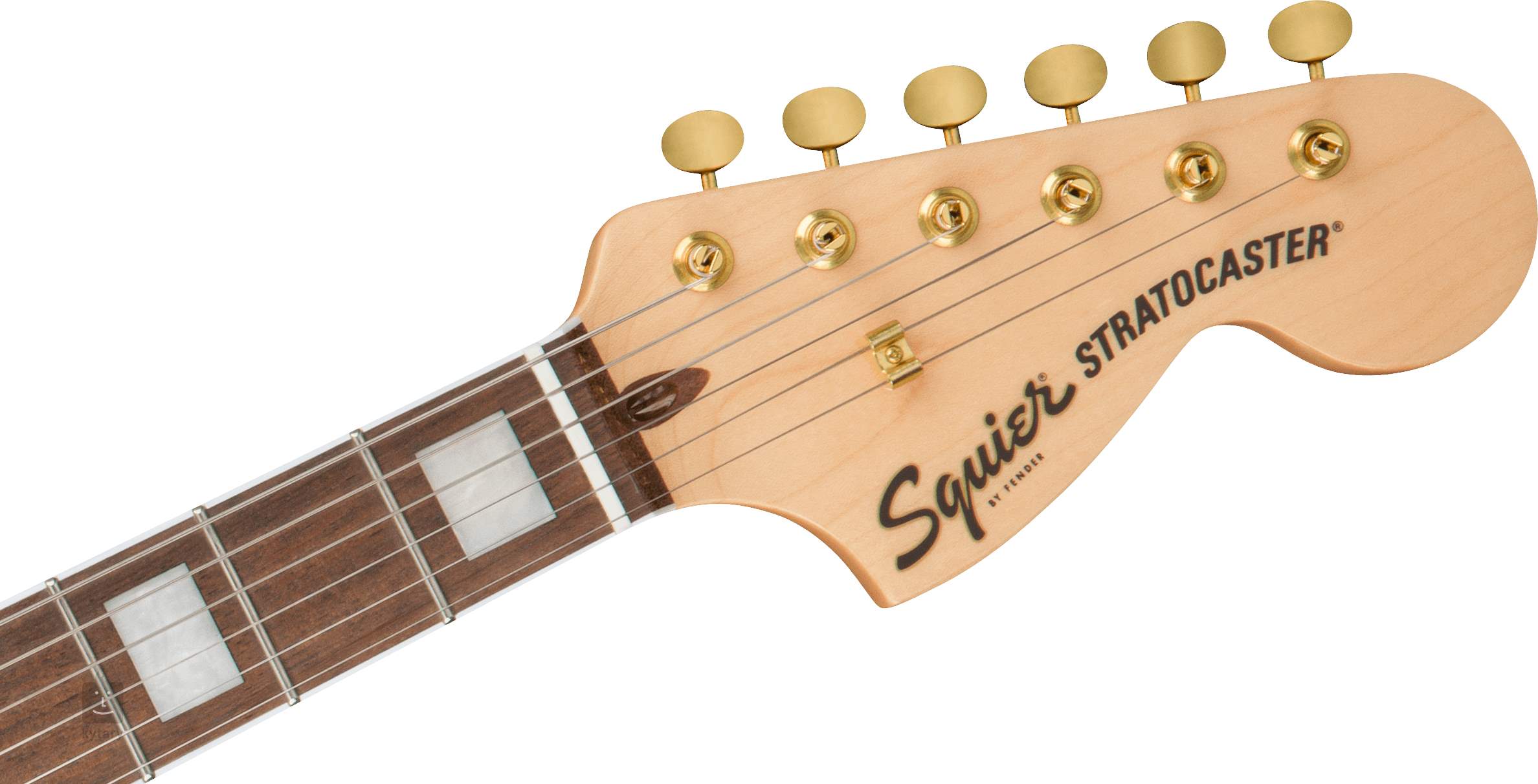 gold squier strat