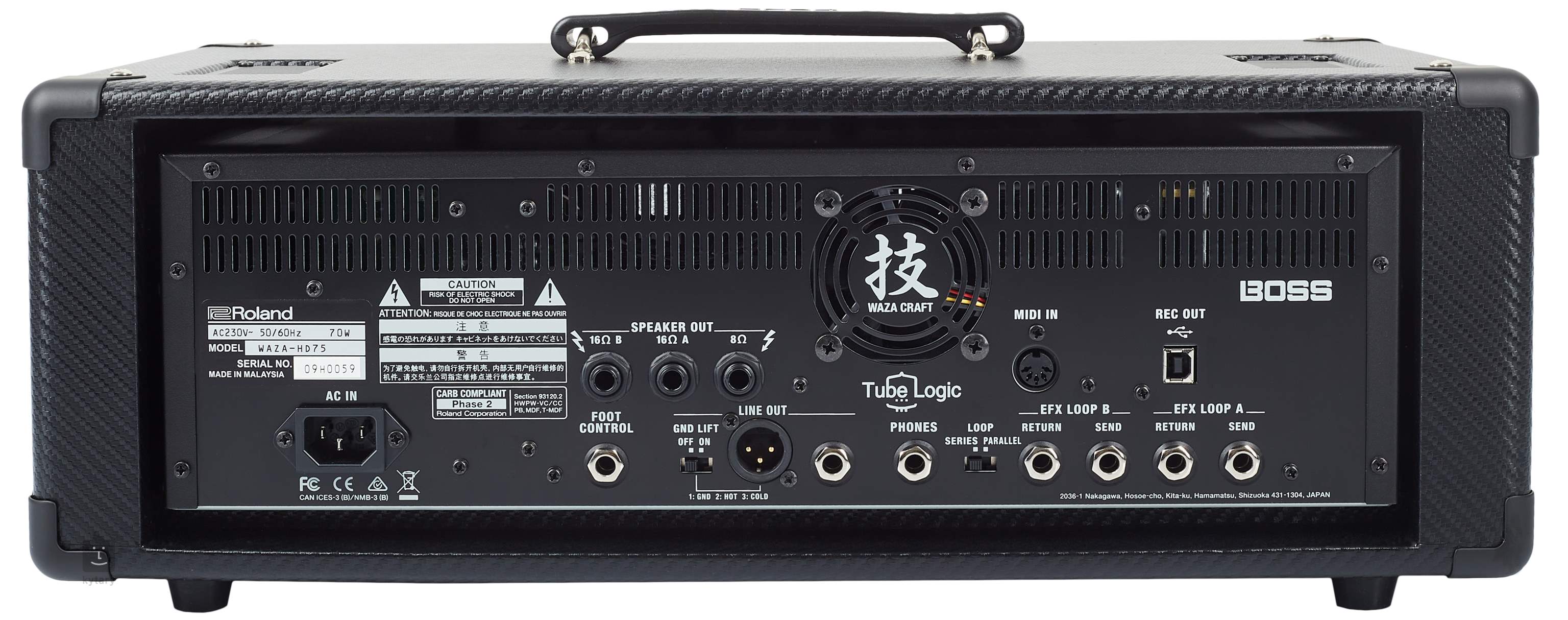 boss waza amp head 75