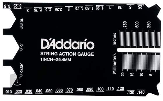 PW-SHG-01 jauge de hauteur de corde : Produits d'Entretien Guitare D'Addario  
