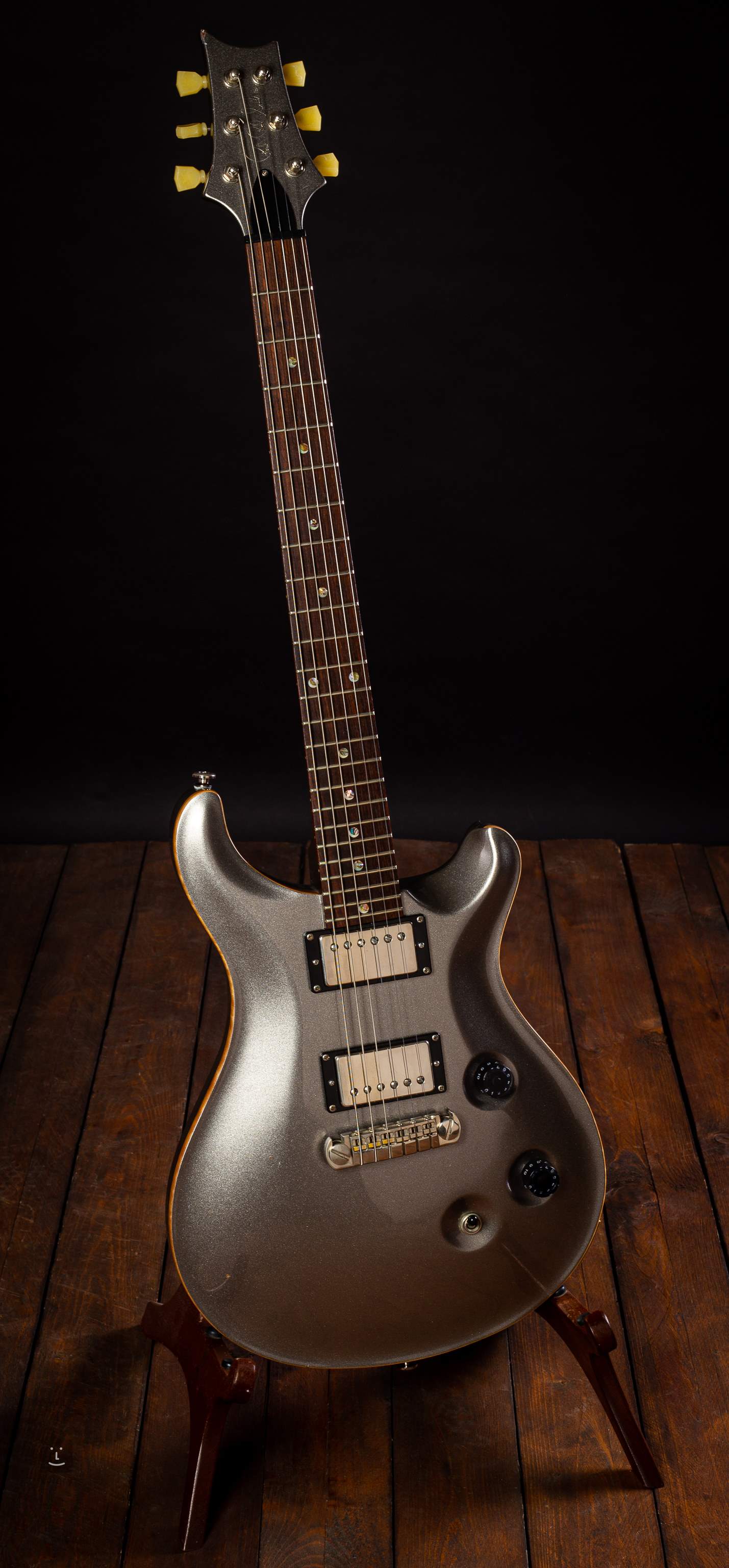 prs custom 24 silver