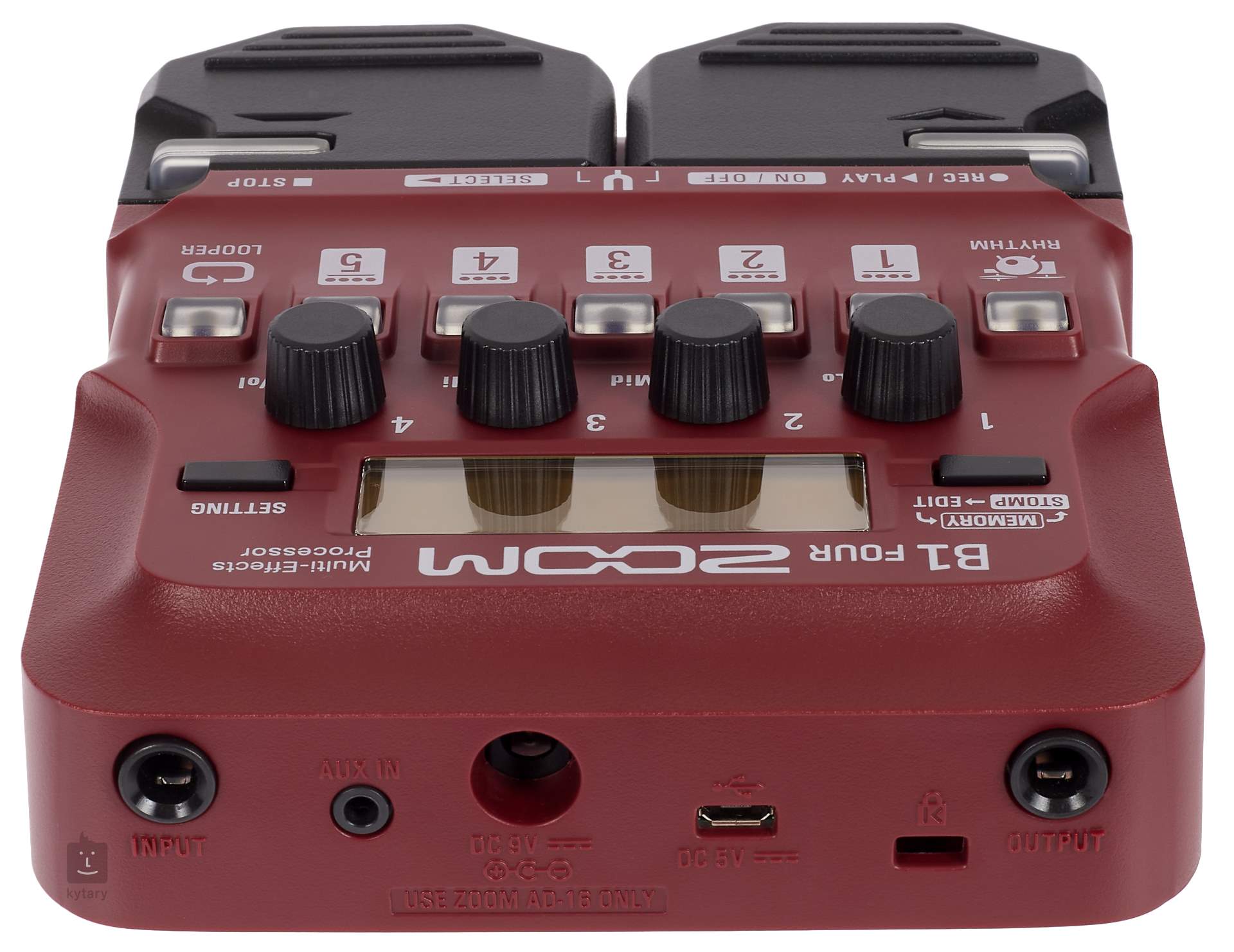 ZOOM B1 Four (opened) Bass Guitar MultiEffect Kytary.ie