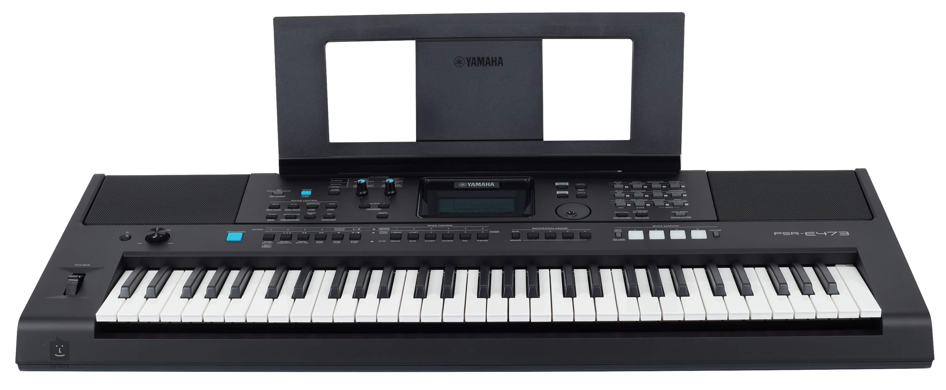 YAMAHA PSR-E473 (opened) Keyboard With Touch-Sensitive Keys | Kytary.ie