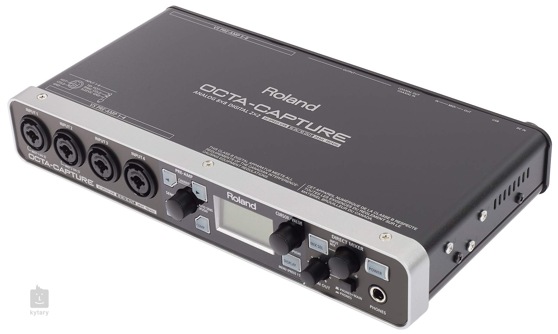 ROLAND　Audio　UA-1010　USB　(opened)　Octa-Capture　Interface