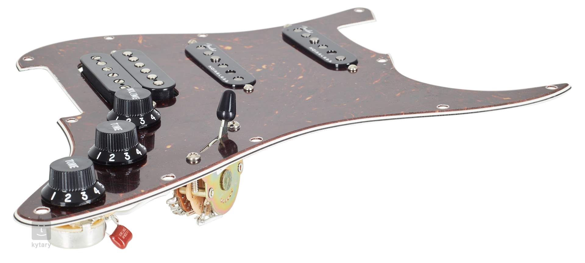 Fender Pre-Wired Strat Pickguard Shawbucker/Gen 4 HSS (Tortoise Shell)