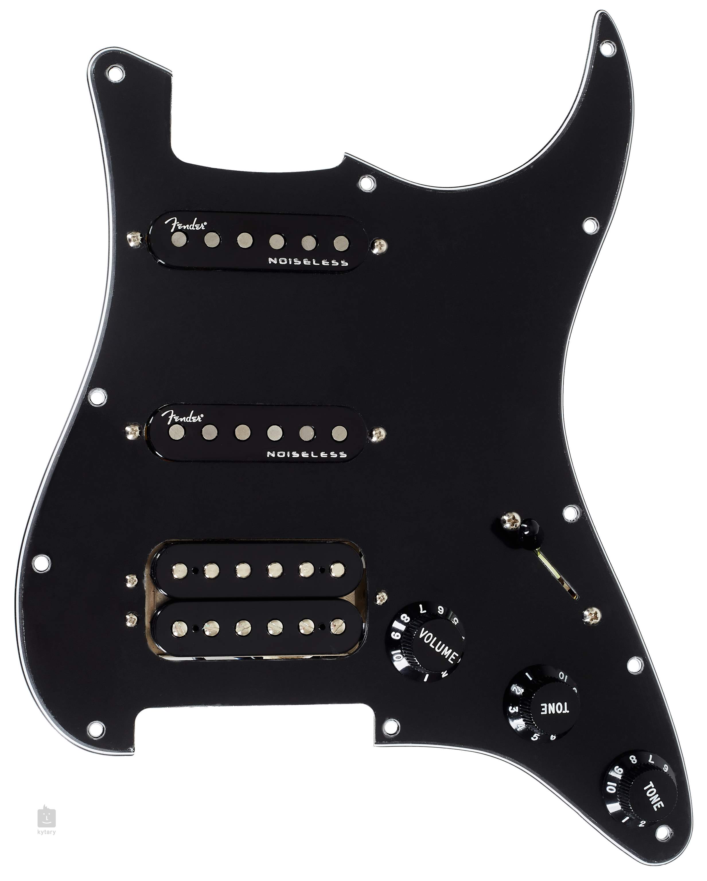 strat pickguard with pickups