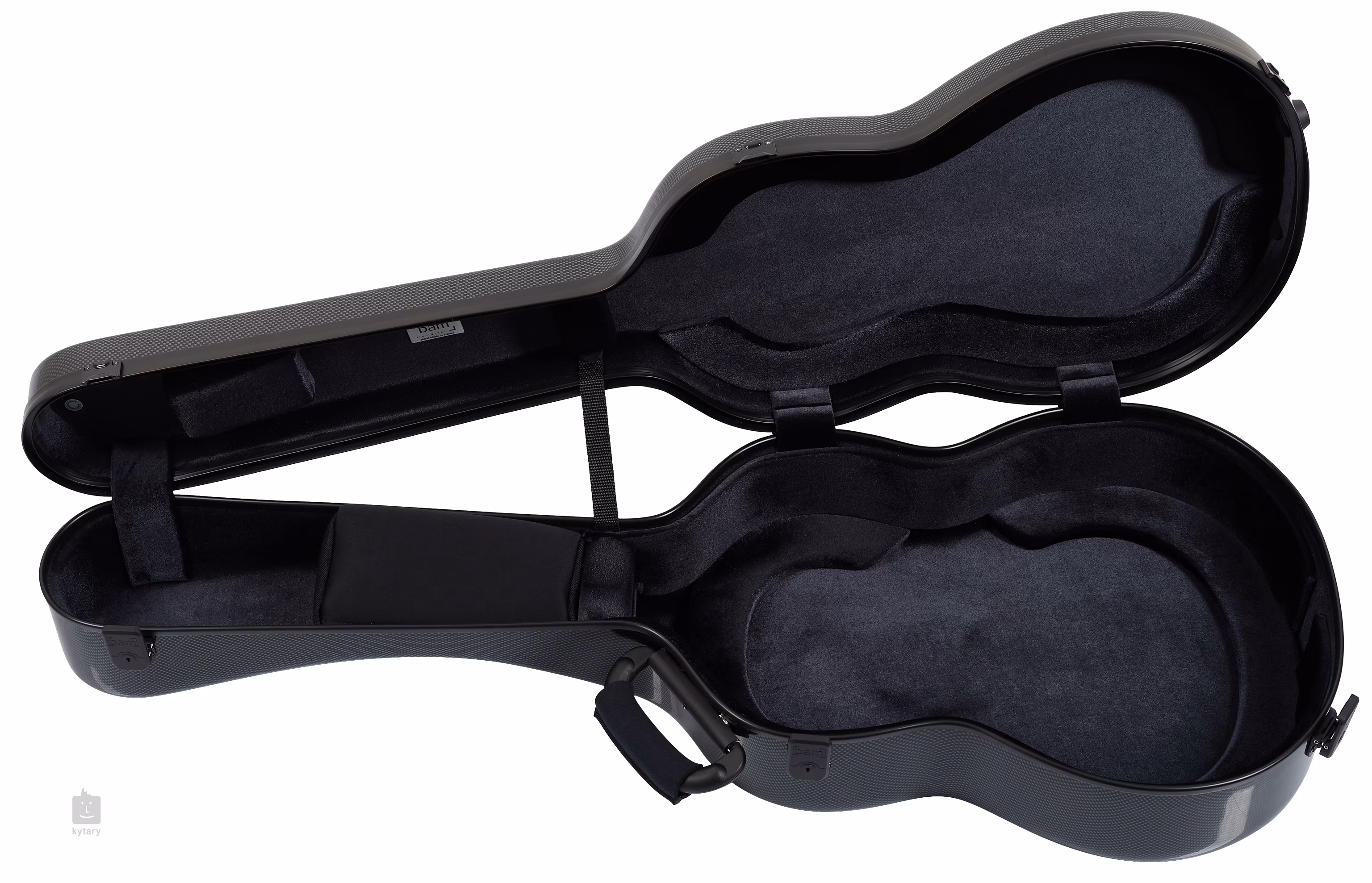 BAM Hightech Classical Guitar, Black Carbon Classical Guitar Hard Case