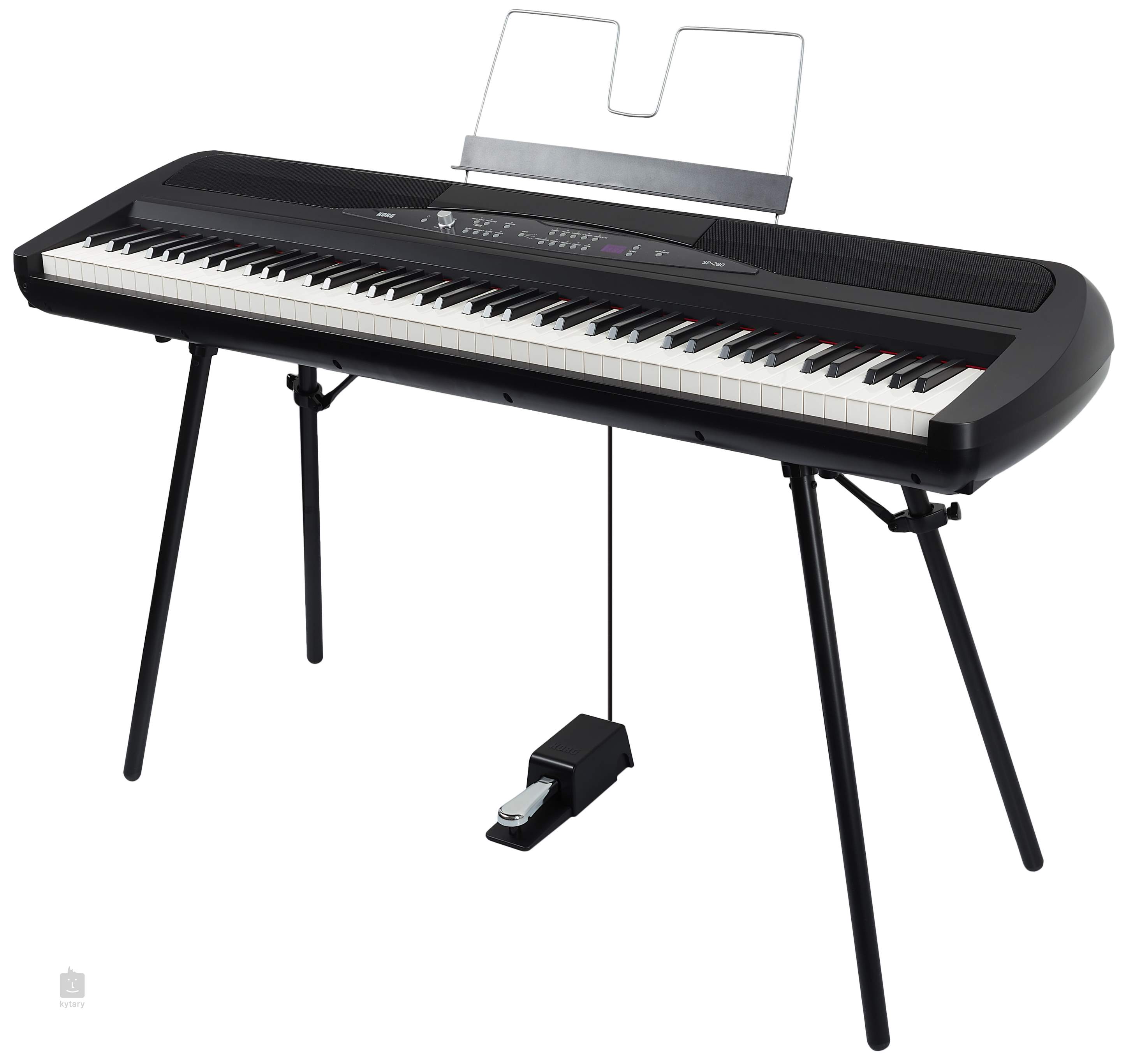 Pack SP-280 BK +Accessoires : Piano Portable Korg 
