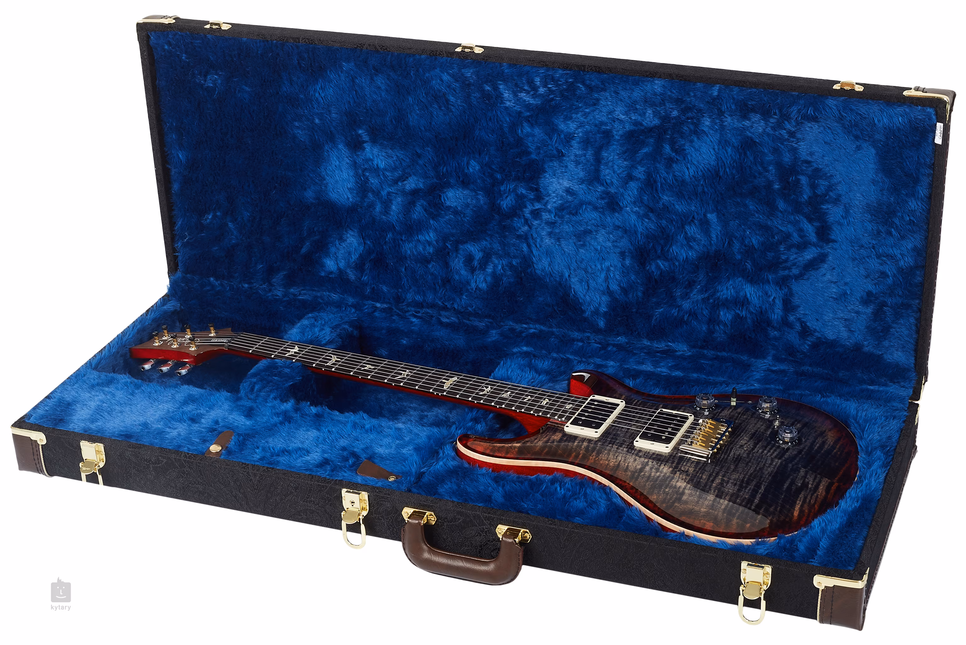 PRS MultiFit Hard Case, Black Paisley, Blue Interior Electric Guitar