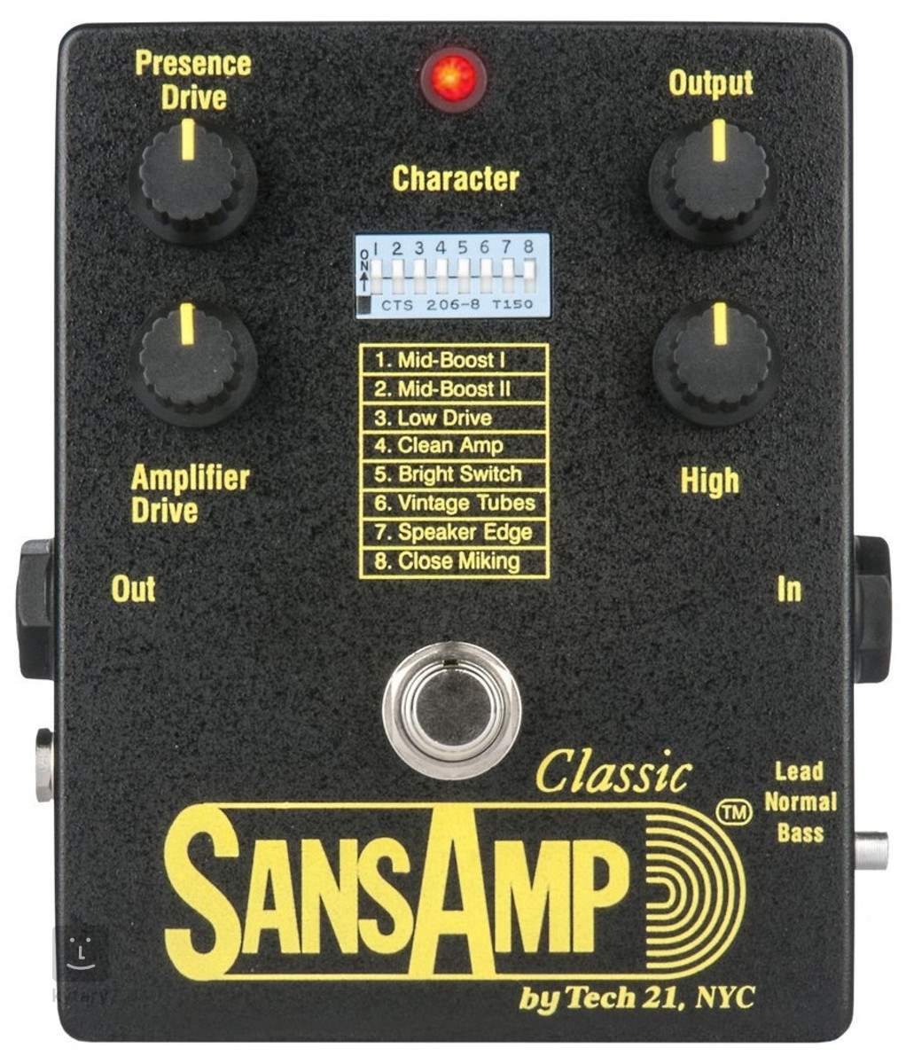 TECH 21 SansAmp Classic Guitar Effect | Kytary.ie