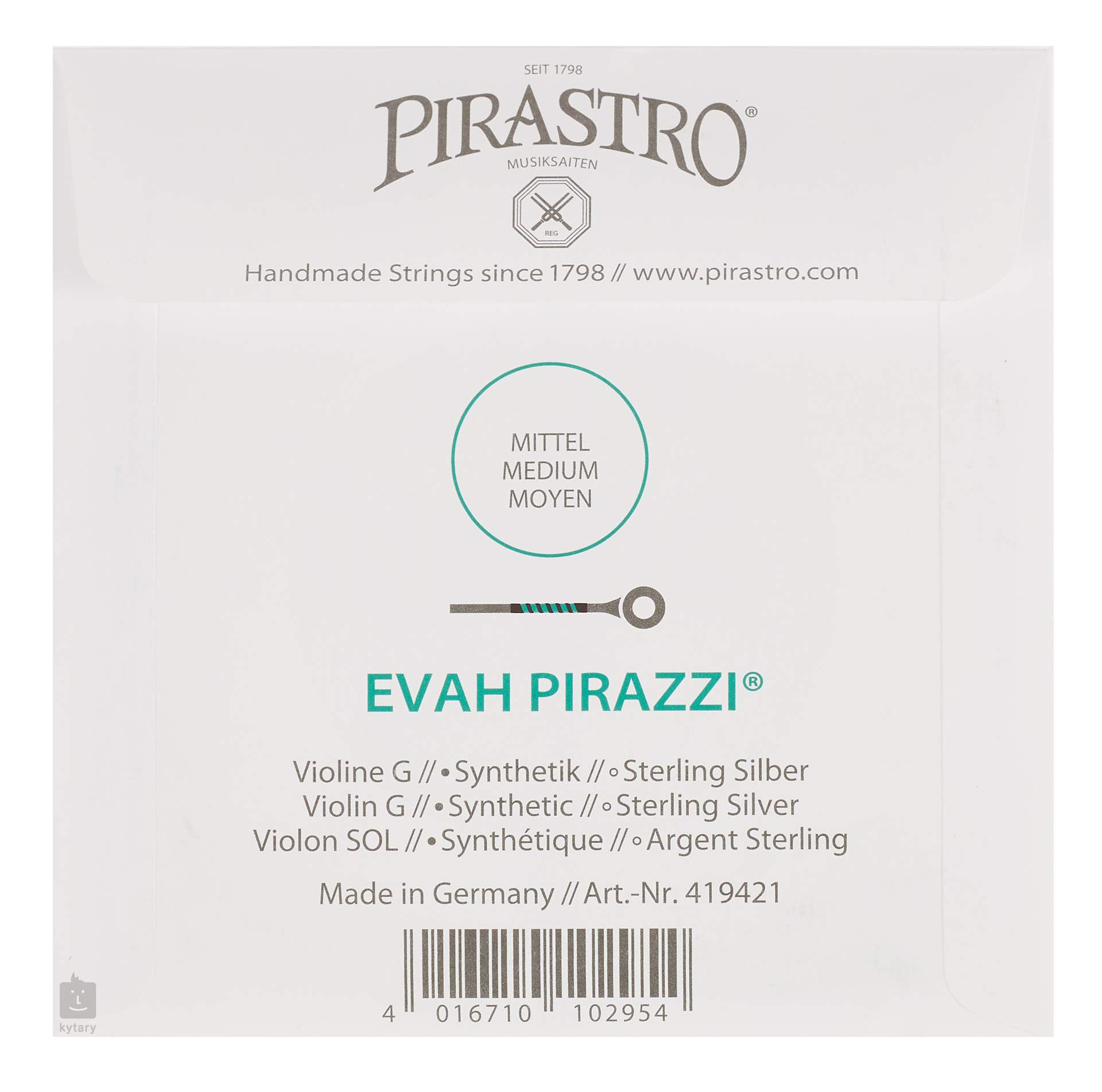 Evah Pirazzi Viola G String & Accessories