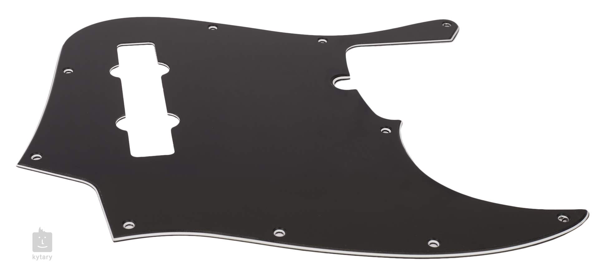 FENDER Pickguard, 5String Jazz Bass®, 10Hole Mount, Black, 3Ply