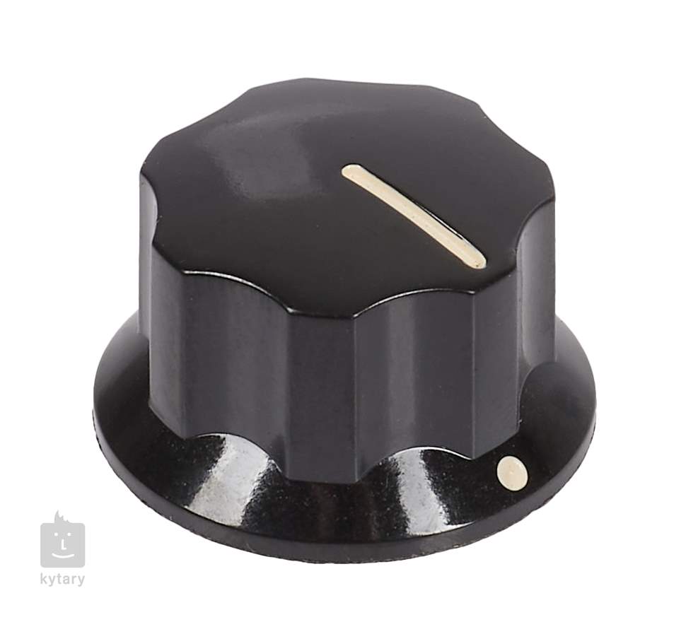 FENDER Deluxe Jazz Bass Upper Concentric Knob, Black Volume Knob