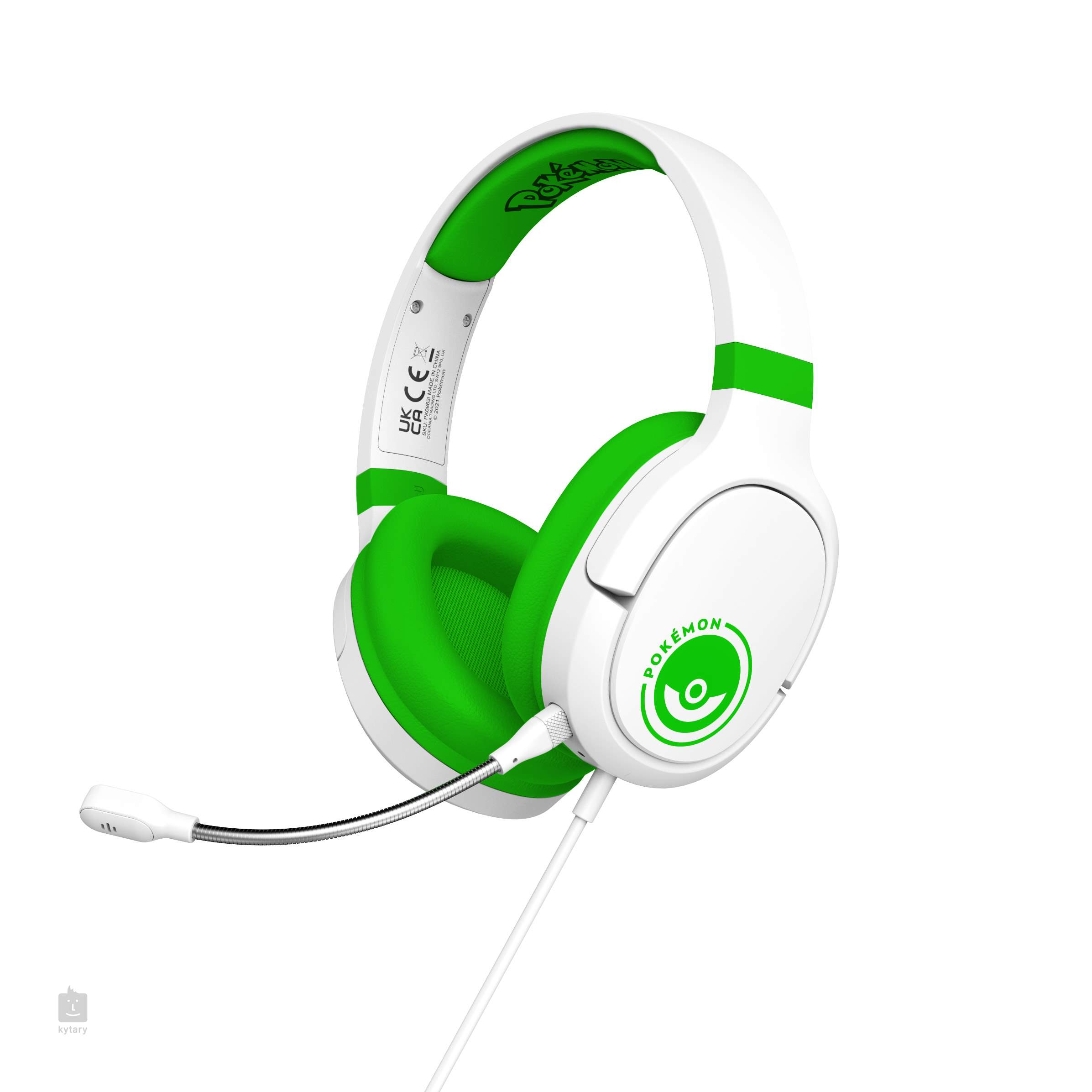 Green gaming online headphones