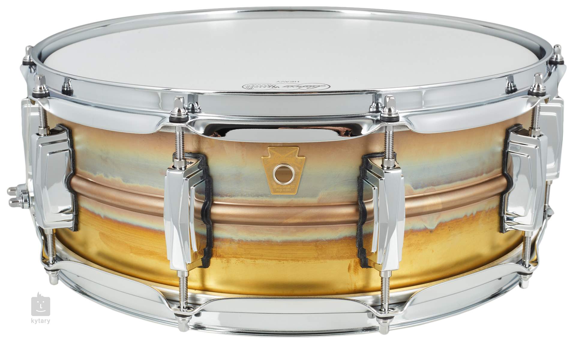 Ludwig brass snare deals drum