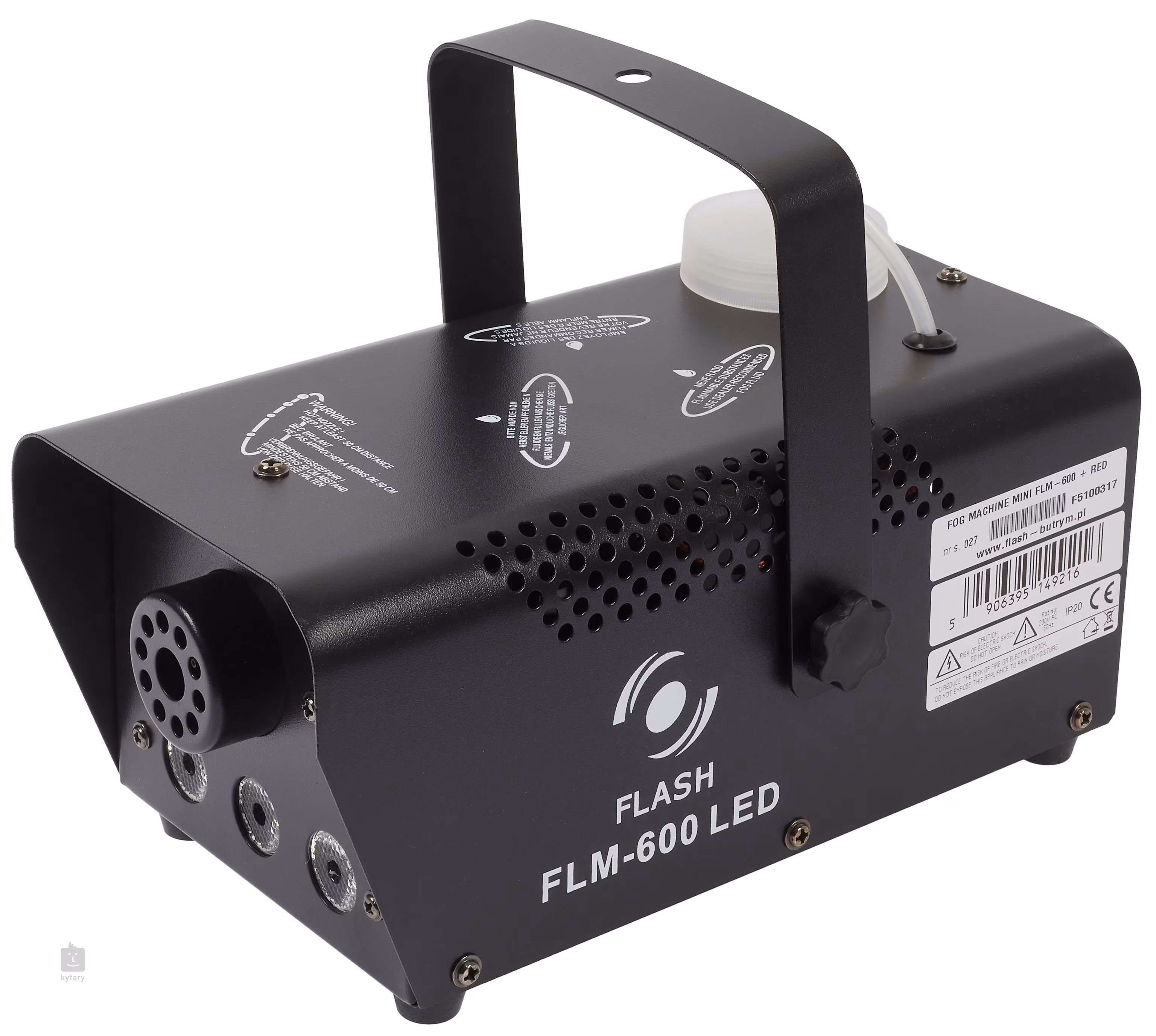 FLASH FLM600 MINI FOG MACHINE + RED Fog Machine