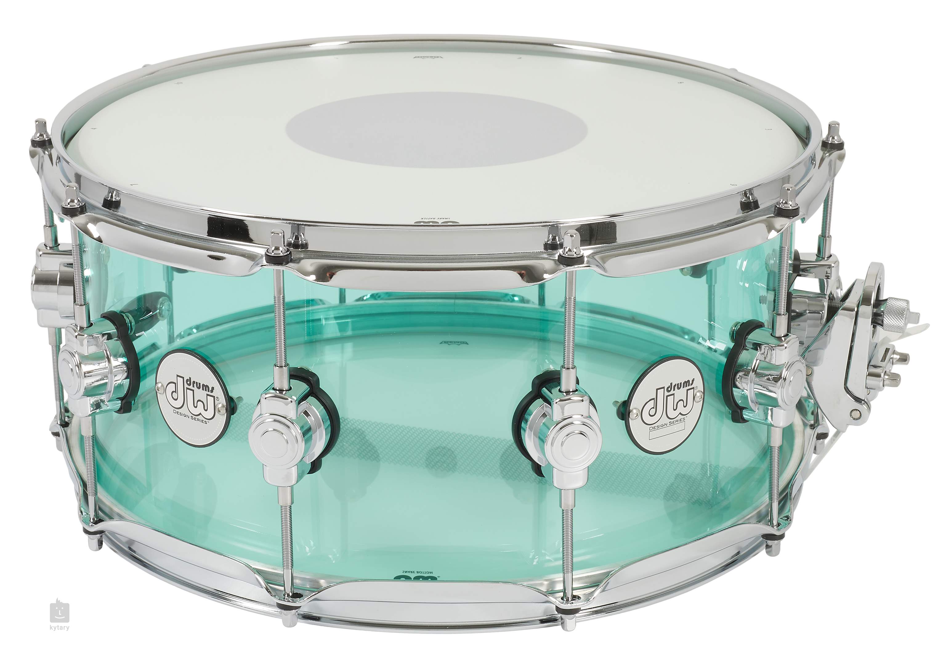 DW 14" x 6,5" Design Acrylic Sea Glass Snare Drum Snare Drum