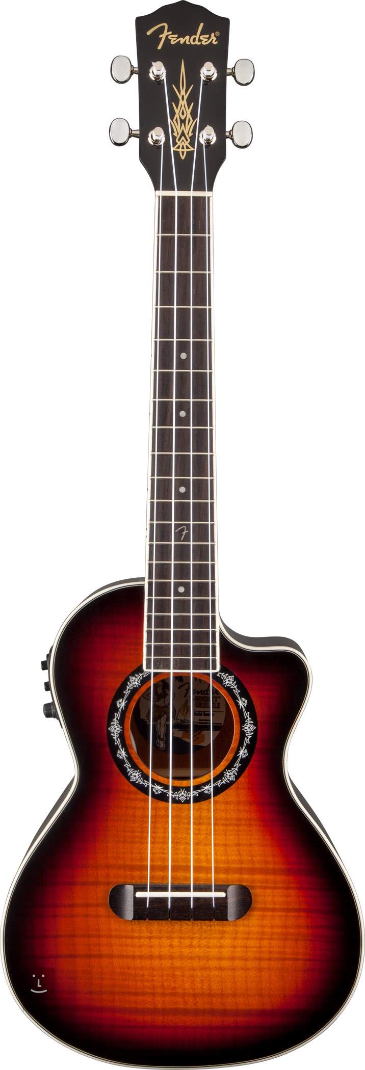 FENDER T-Bucket Tenor Uke 3CS Electro-Acoustic Ukulele | Kytary.ie