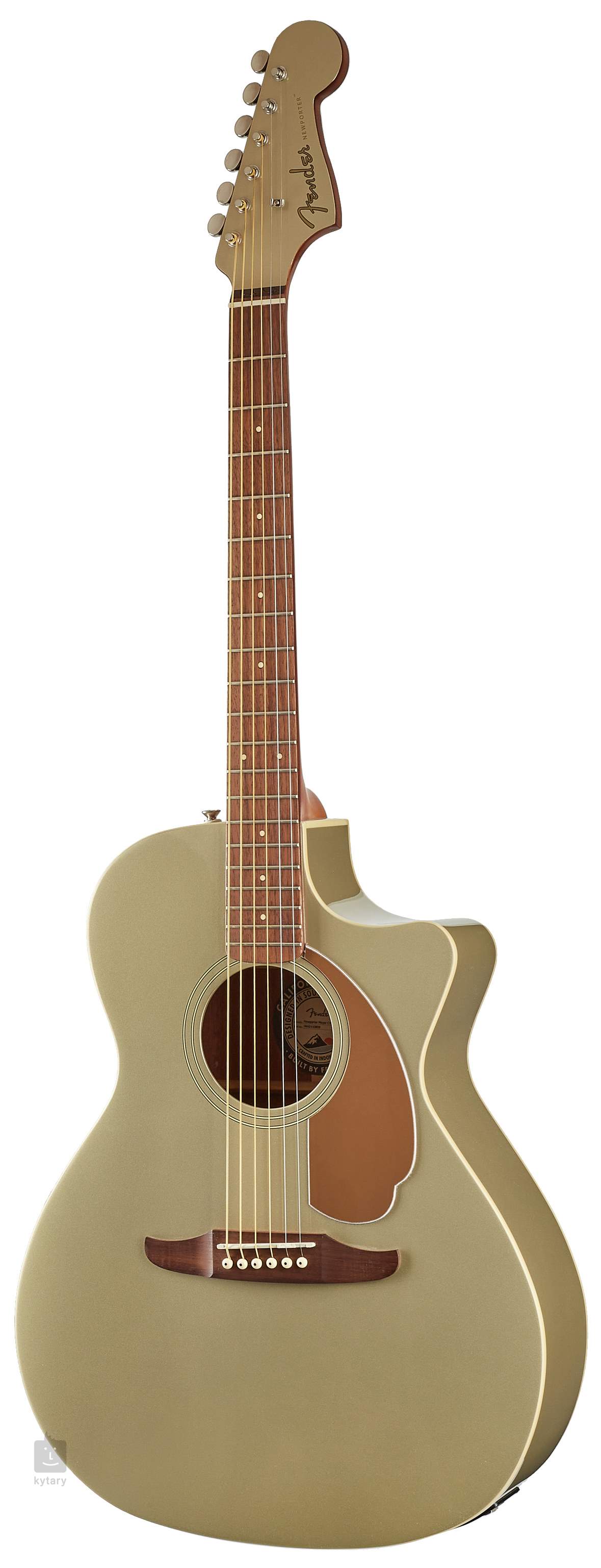 FENDER Guitare Electro-Acoustique - NEWPORTER PLAYER RUSTIC COPPER