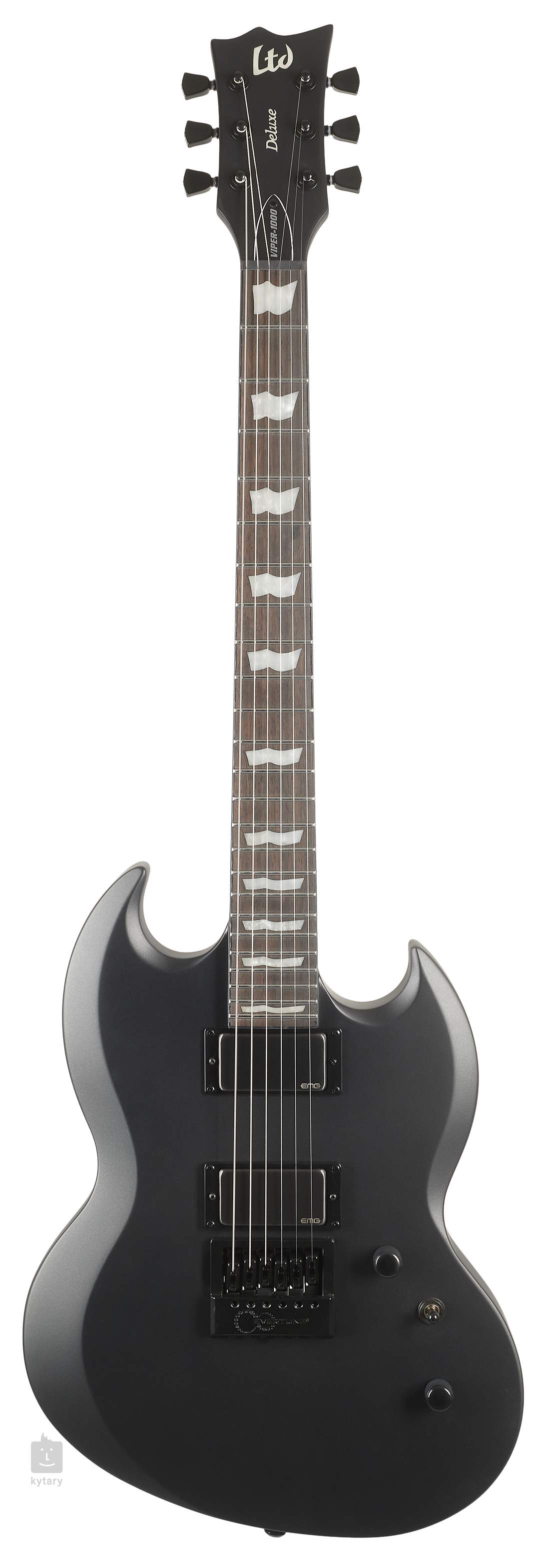 ESP LTD Viper-1000 Evertune Charcoal Metallic Satin