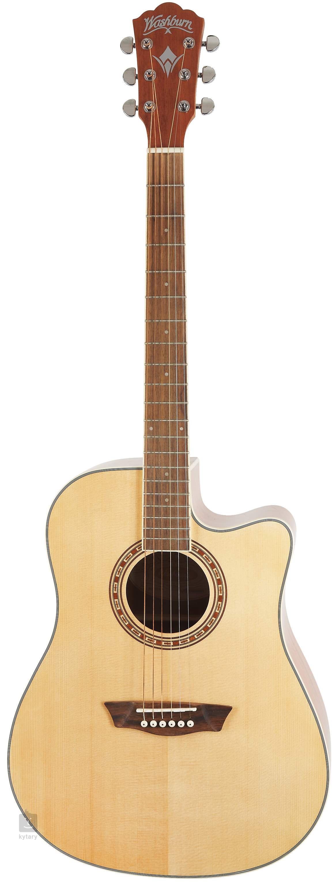 WASHBURN WD7SCEAU ElectroAcoustic Guitar