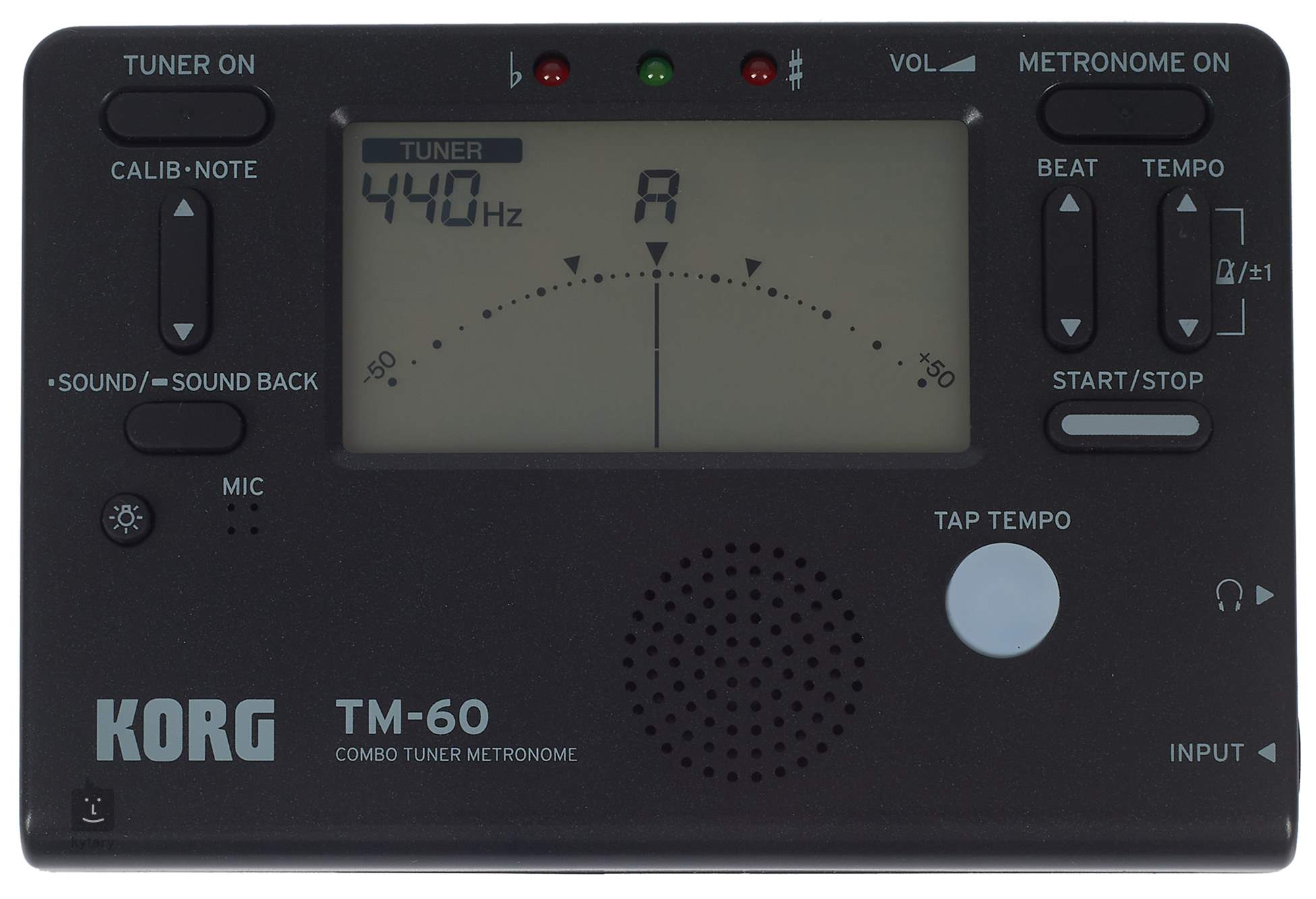TM60 BK Tuner with Metronome Kytary.ie