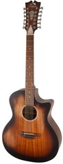 D'Angelico Fulton LS Grand Auditorium 12-String CE Aged Mahogany