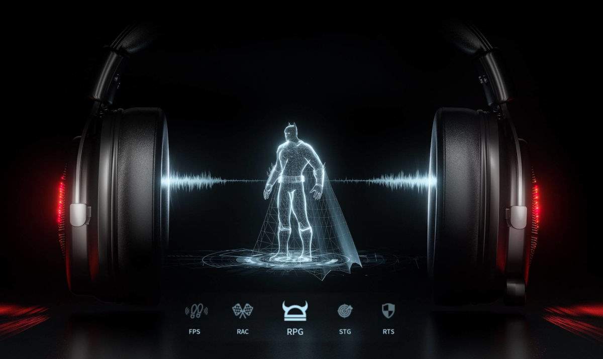 ONEODIO EKSA E910 PRO 7.1 USB Cuffie wireless