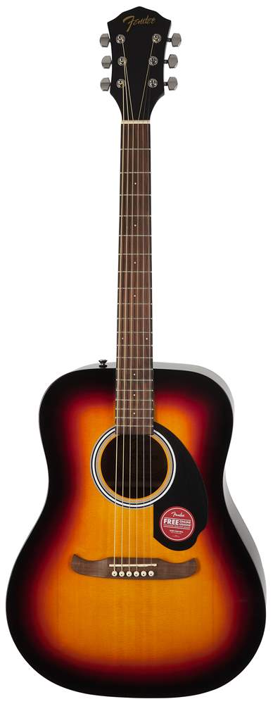 Fender FA-125 - Chitarra acustica, finitura naturale : : Strumenti  Musicali