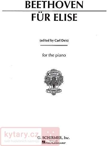 Ms Beethoven Fur Elise Partiture Per Pianoforte