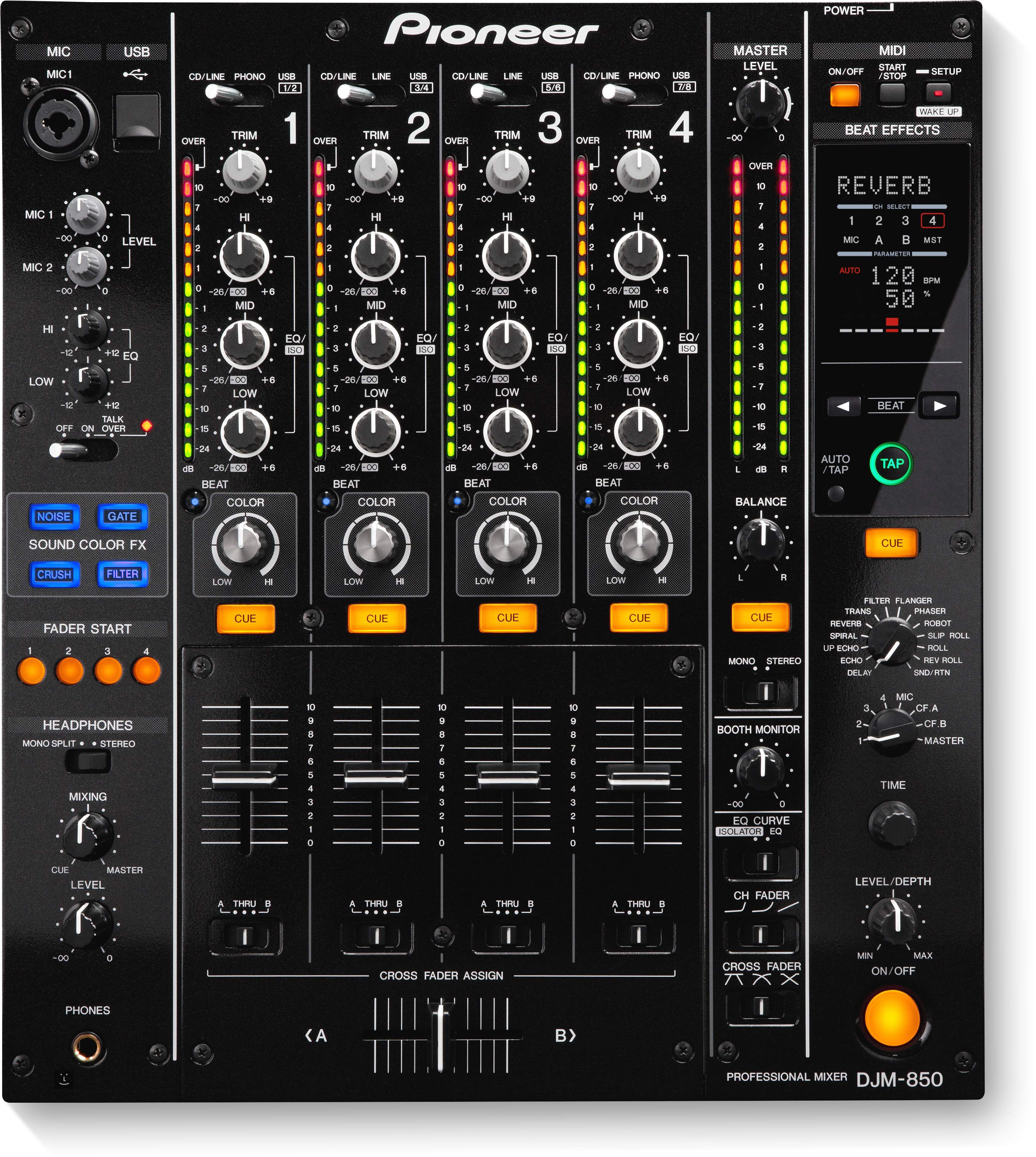 PIONEER DJ DJM850K Mixer da DJ