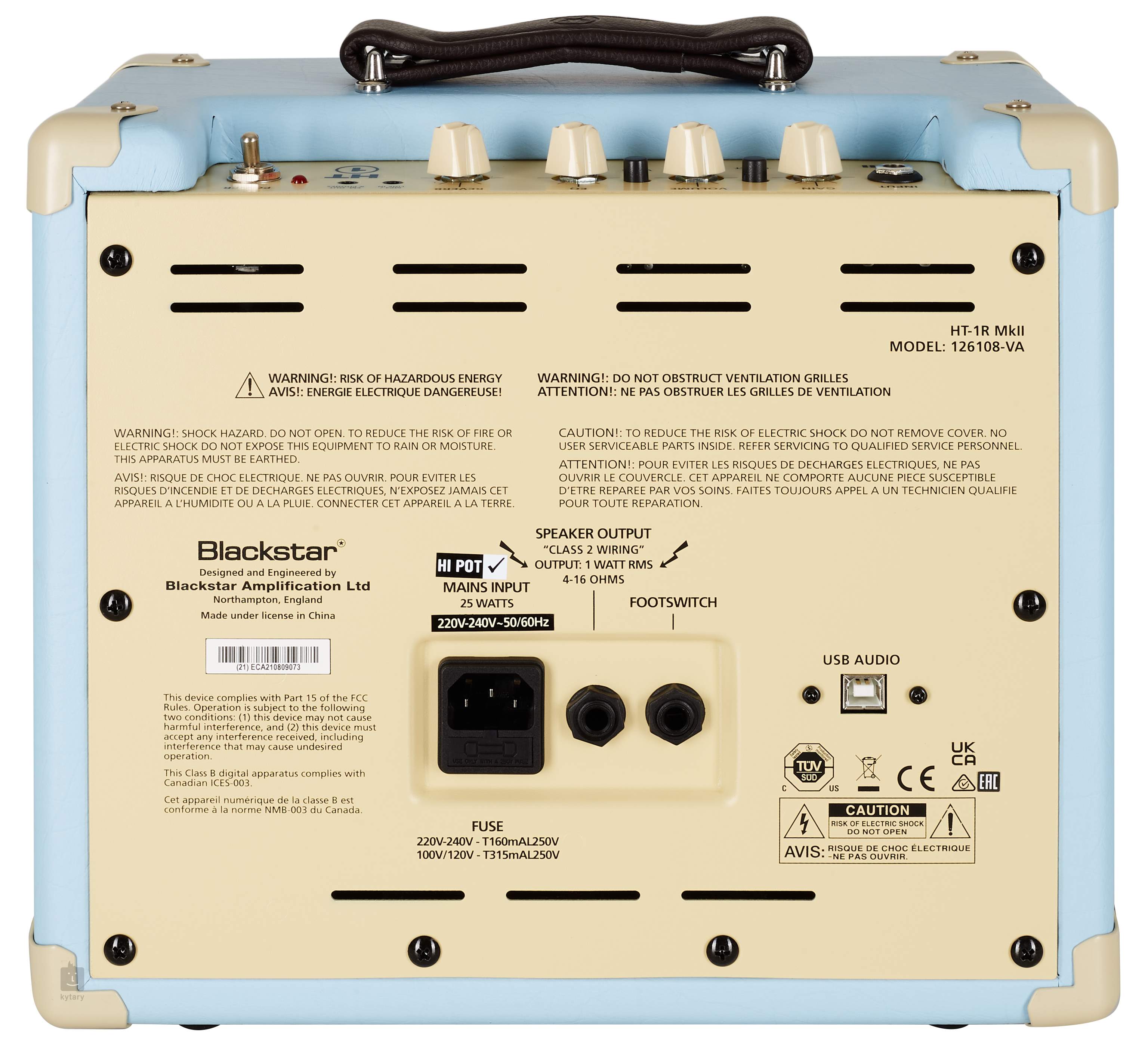 BLACKSTAR HT-1R MKII AMPLIFICATORE VALVOLARE PER CHITARRA 1W - E-Music  Store - Forlì