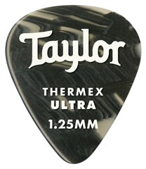 Taylor Premium Darktone Thermex Ultra Picks 351 1.25 Black Onyx