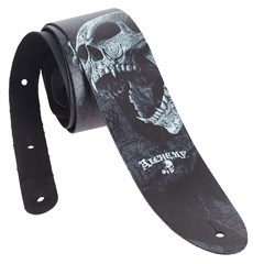 Perri's Leathers 11024 ALCHEMY Guitar Strap Berserker Skull