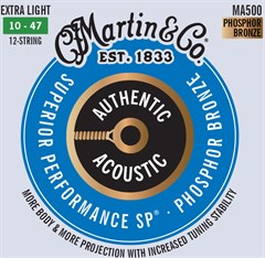 Martin Authentic SP 92/8 Phosphor Bronze 12-String Extra Light