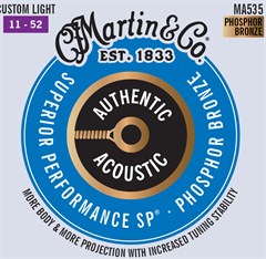 Martin Authentic SP 92/8 Phosphor Bronze Custom Light